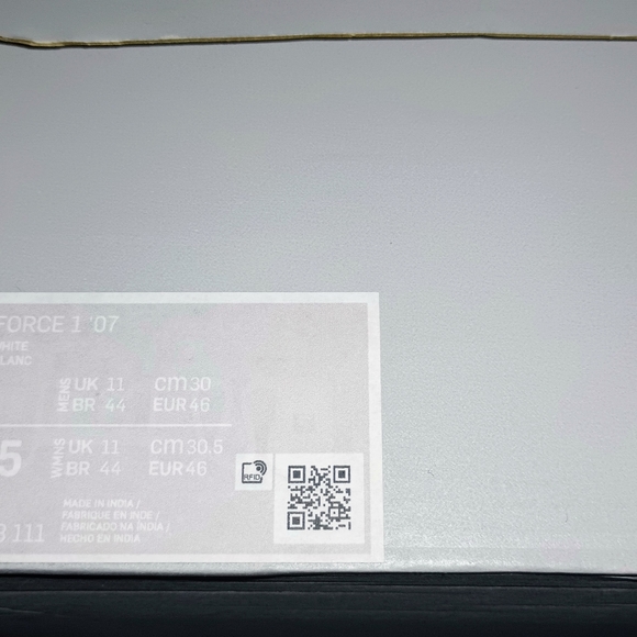 Nike Air Force 1 '07 Kay Yow Custom Made Women's Size 13.5 Men's Size 12 - Picture 9 of 12